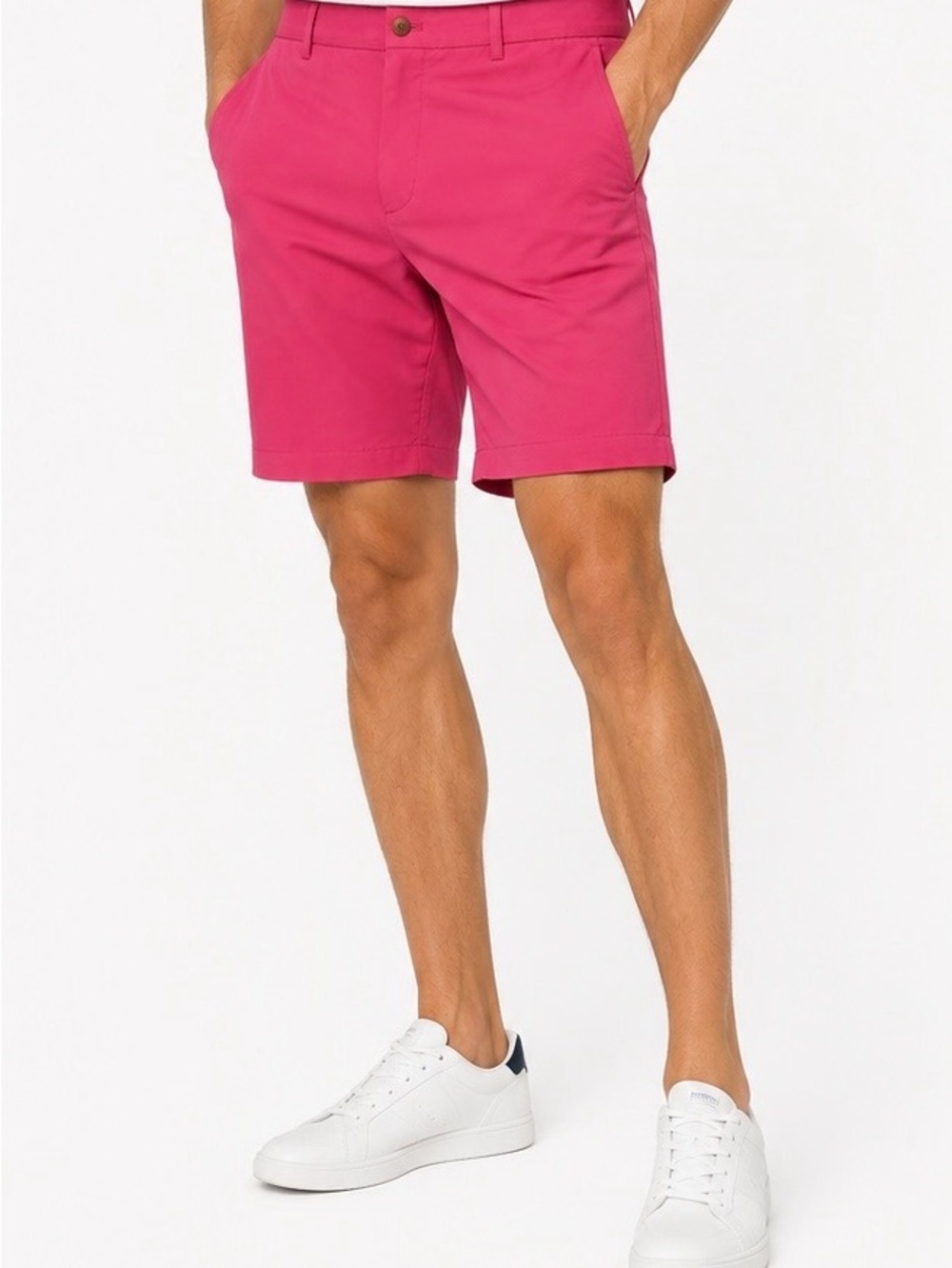 Peter Millar Crown Crafted Performance Golf Shorts Pink Stretch 34 CAPB006